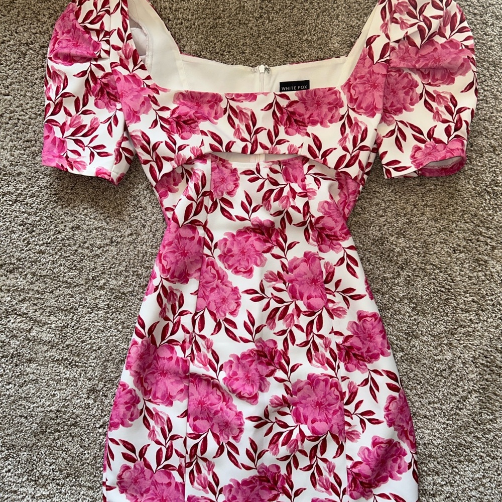 Pink Floral Dress